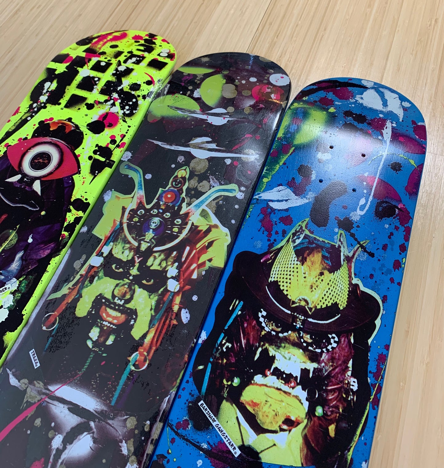 Rammellzee x Supreme Skate Decks (2003) - Set of 3