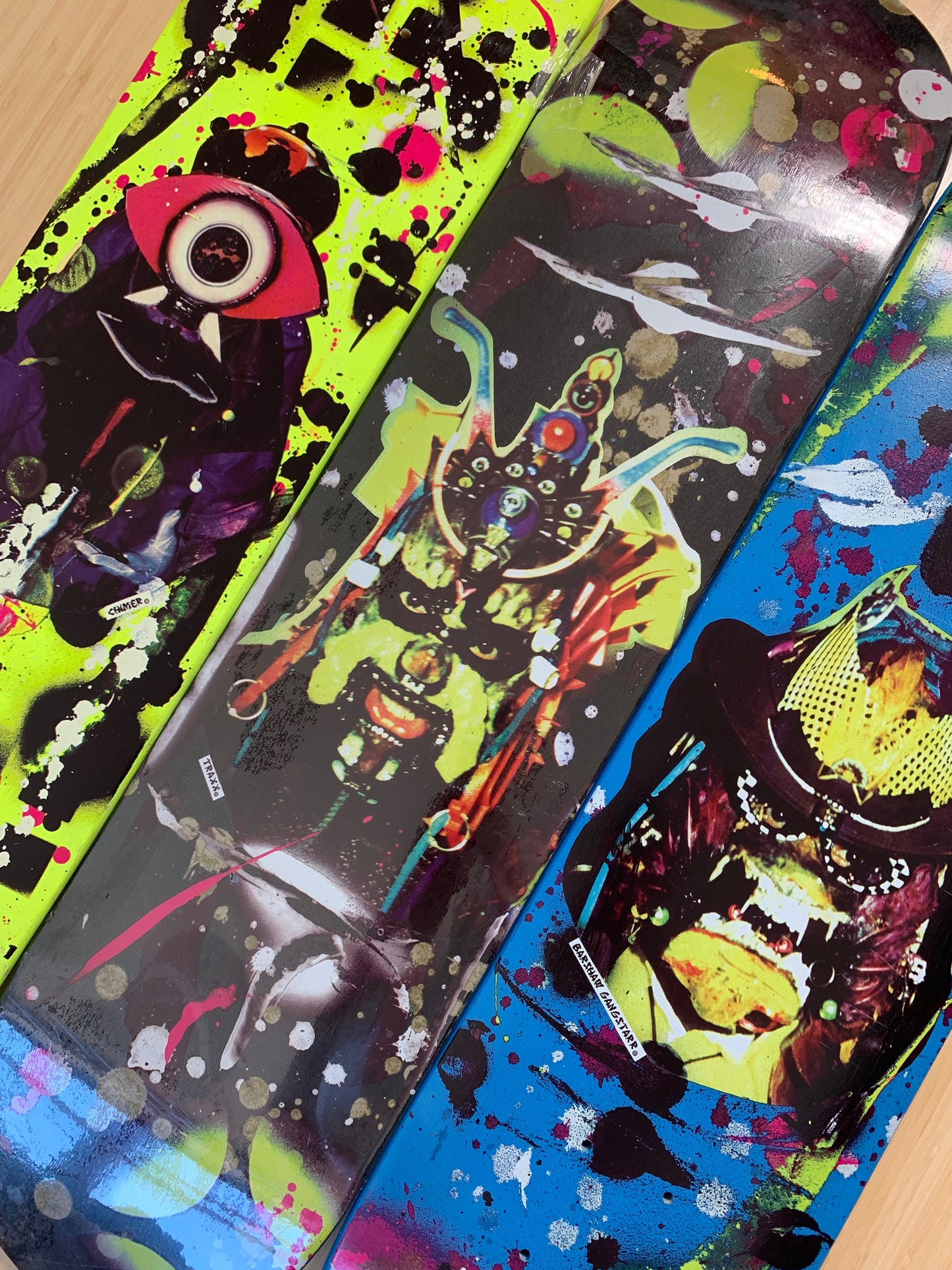Rammellzee x Supreme Skate Decks (2003) - Set of 3
