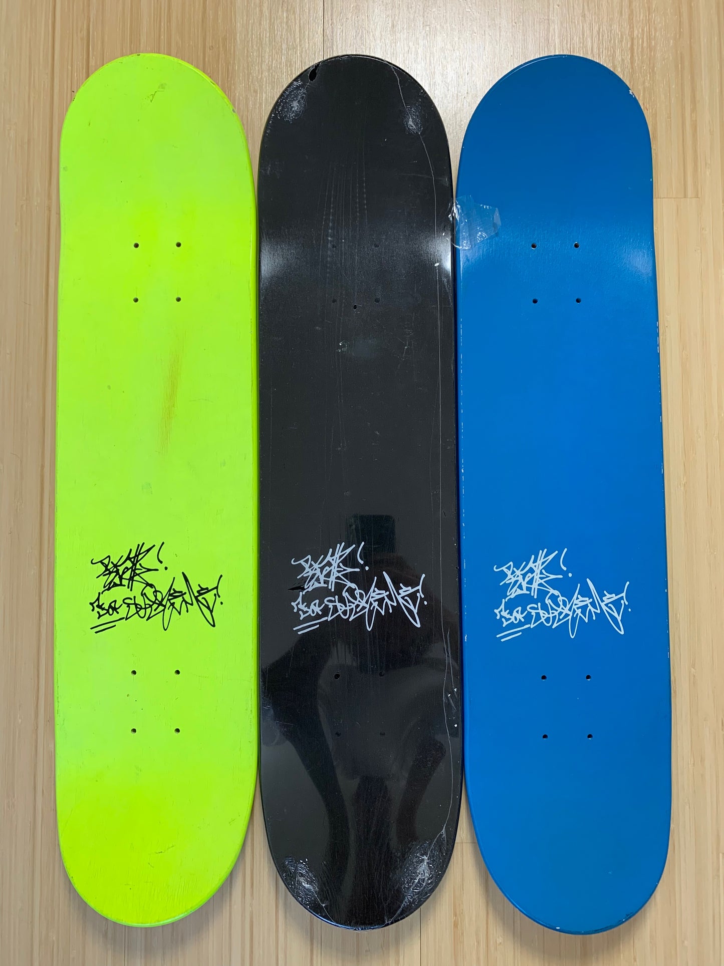 Rammellzee x Supreme Skate Decks (2003) - Set of 3
