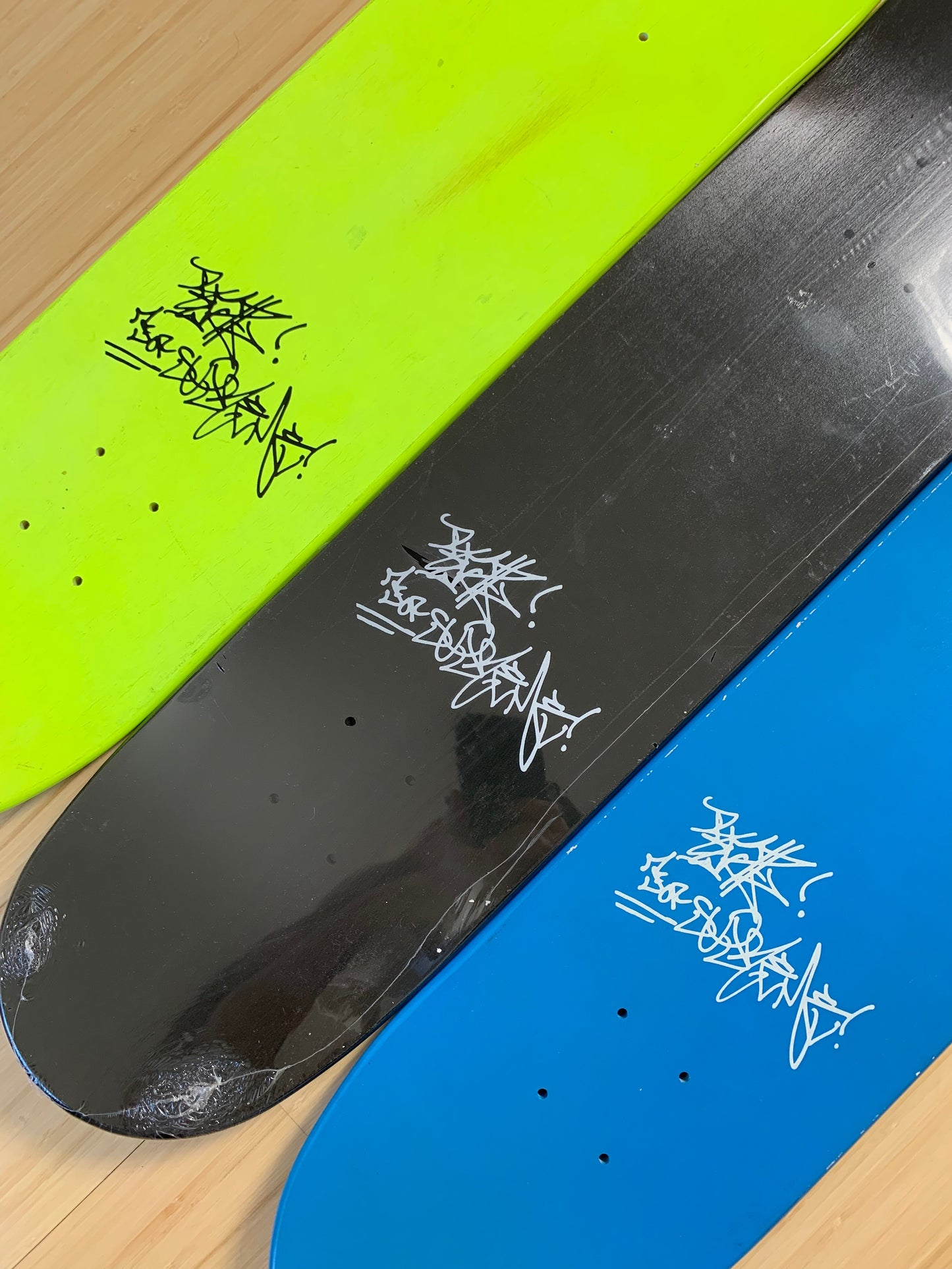 Rammellzee x Supreme Skate Decks (2003) - Set of 3