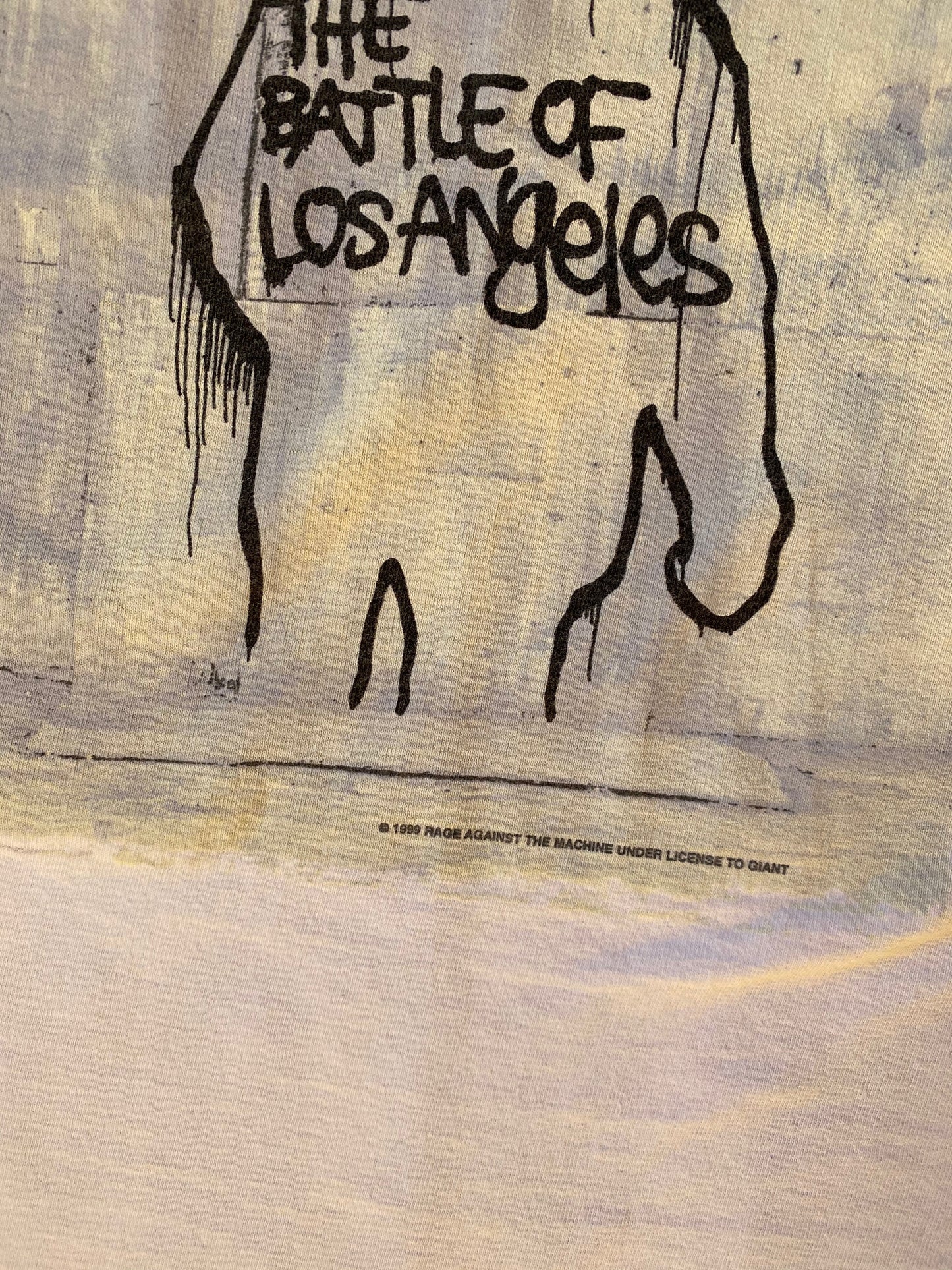 Vintage Rage Against The Machine x Fear of God Rock T-Shirt (UNION Los Angeles Exclusive) - XL