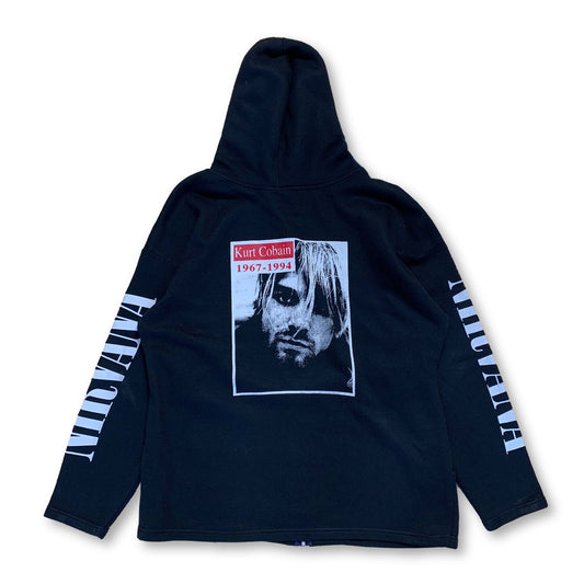 90's Kurt Cobain NIRVANA Bootleg Zip Sweatshirt