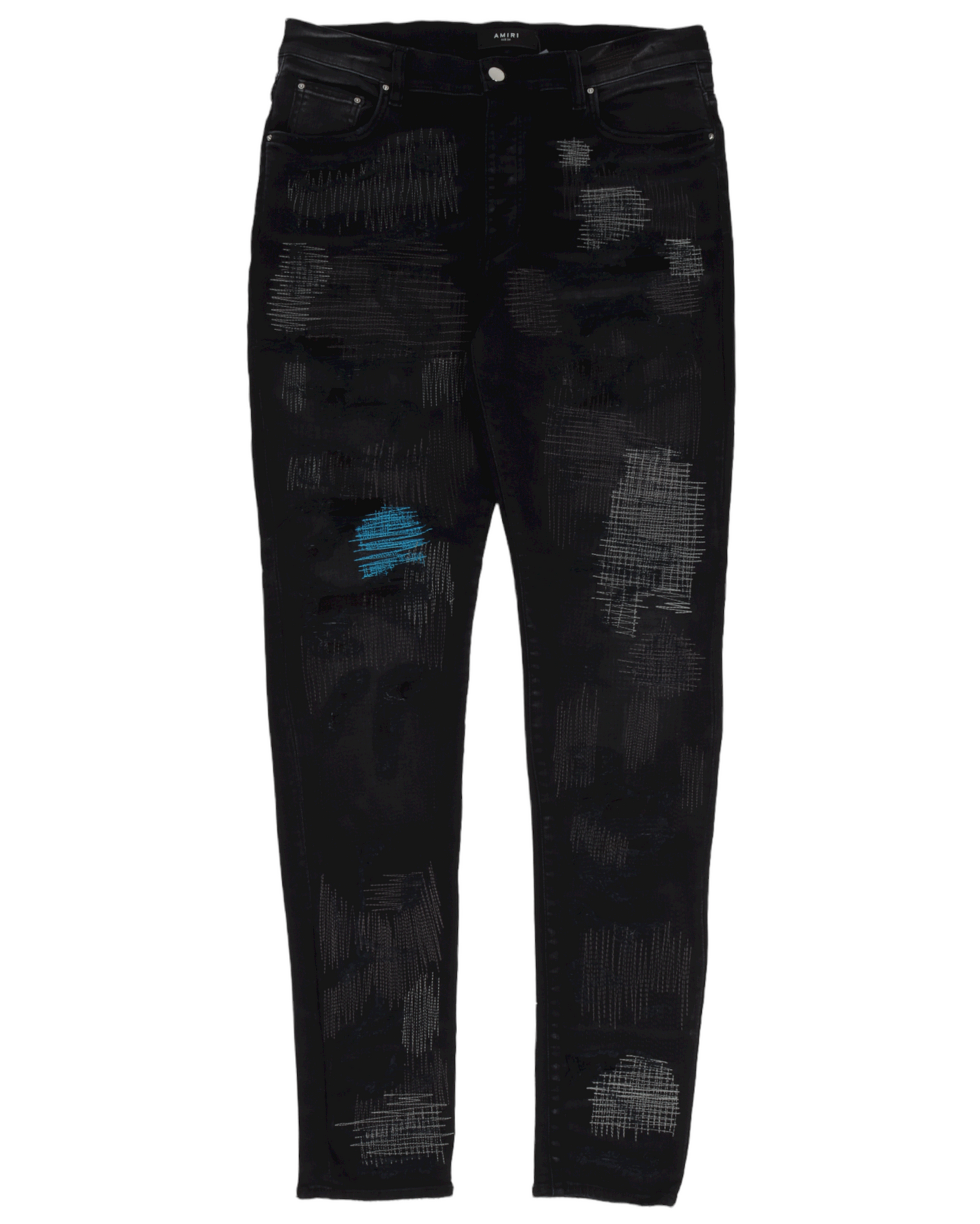 All-Over Repair Denim
