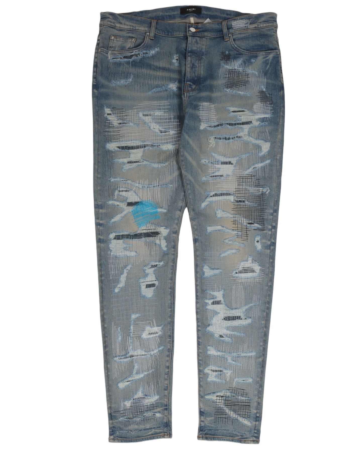 All-Over Repair Denim