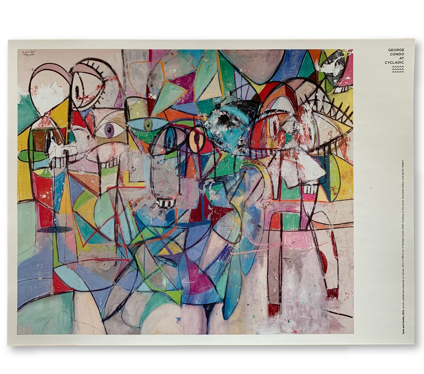 George Condo at Cycladic Exhibition - Poster (B)