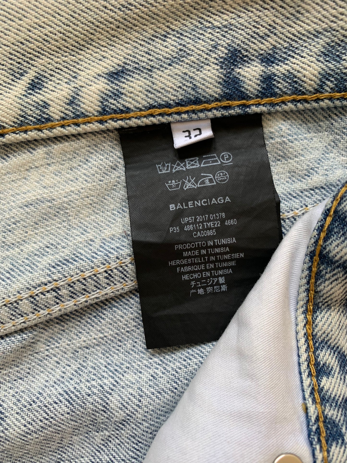 Light Stone Wash Denim