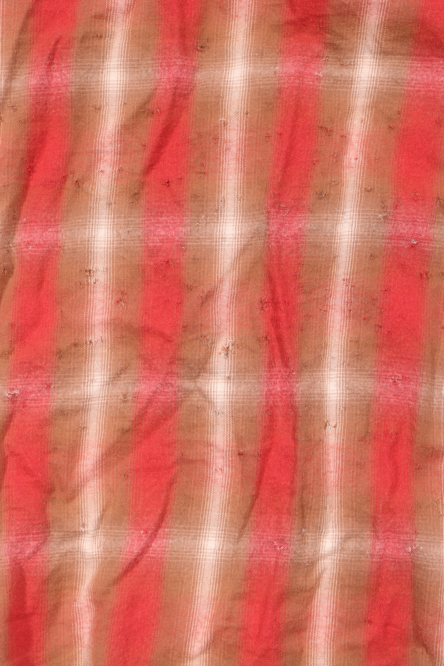 Distressed Raw Hem Flannel