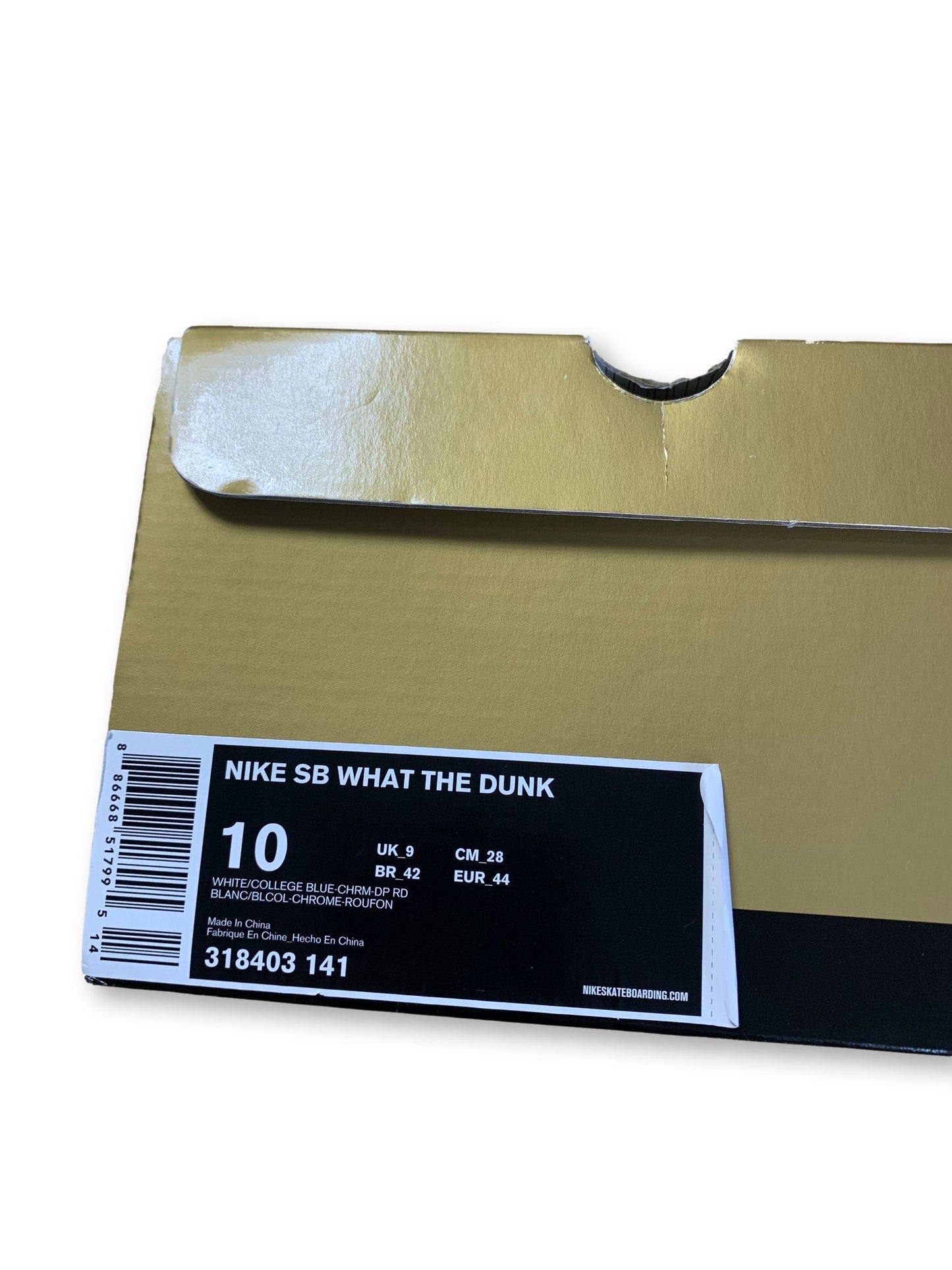 Nike Dunk Low Pro SB "What The Dunk" - Size 10 - NEW