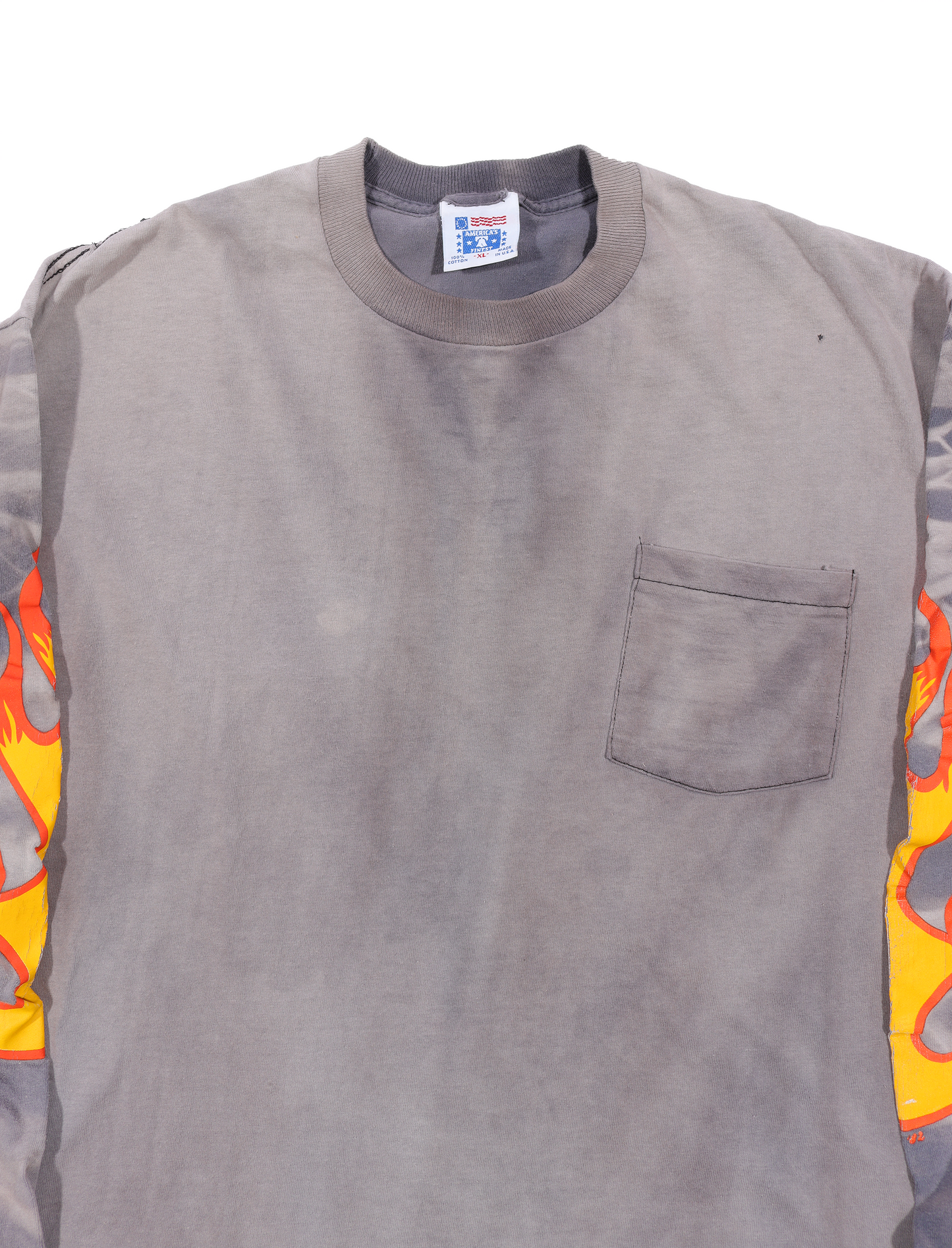 Faded & Distressed Flames T-Shirt