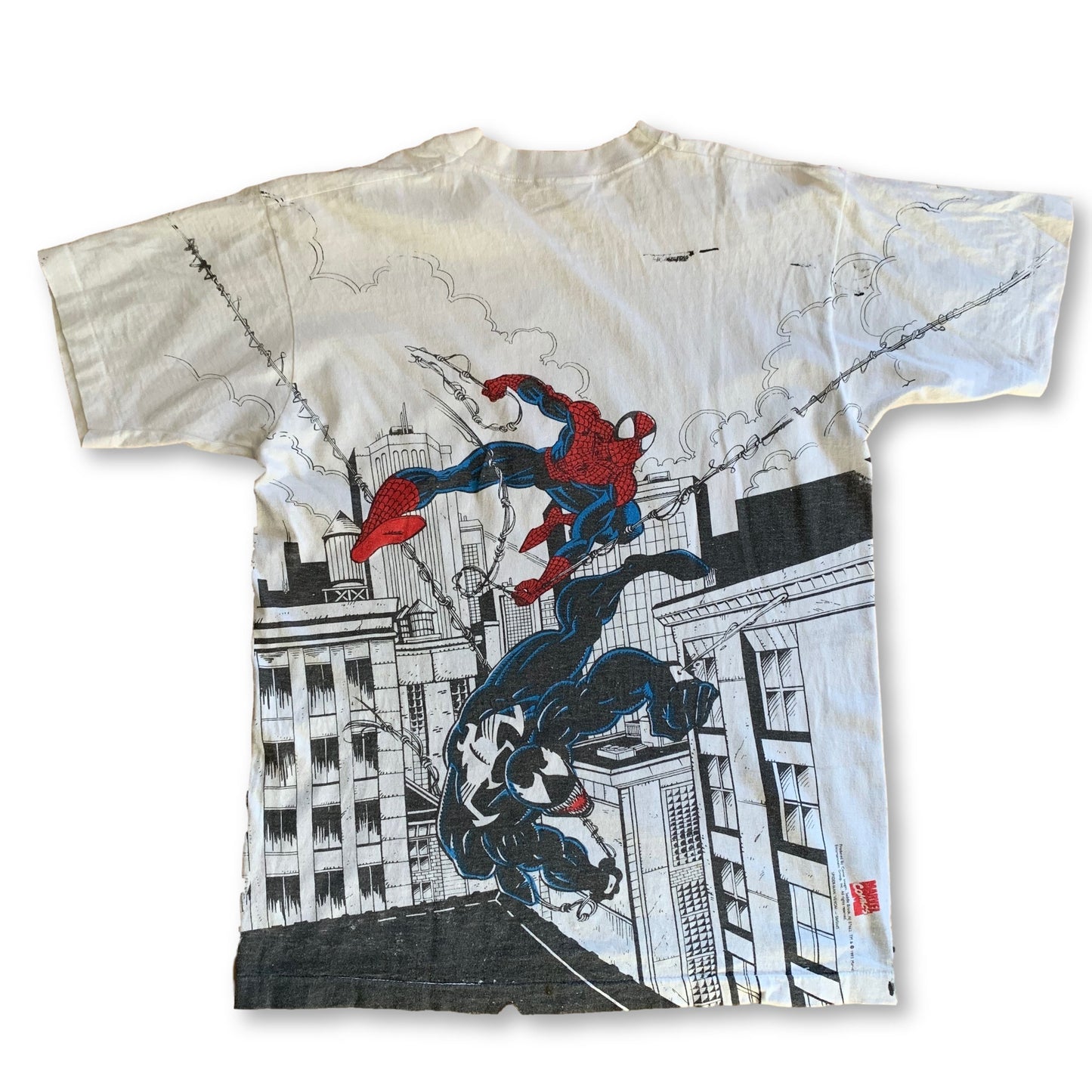 Vintage 1993 Marvel Spider Man T-Shirt - Large