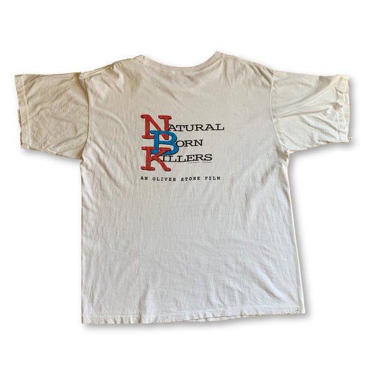 Vintage 1994 Warner Bros NATURAL BORN KILLERS T-Shirt - XL