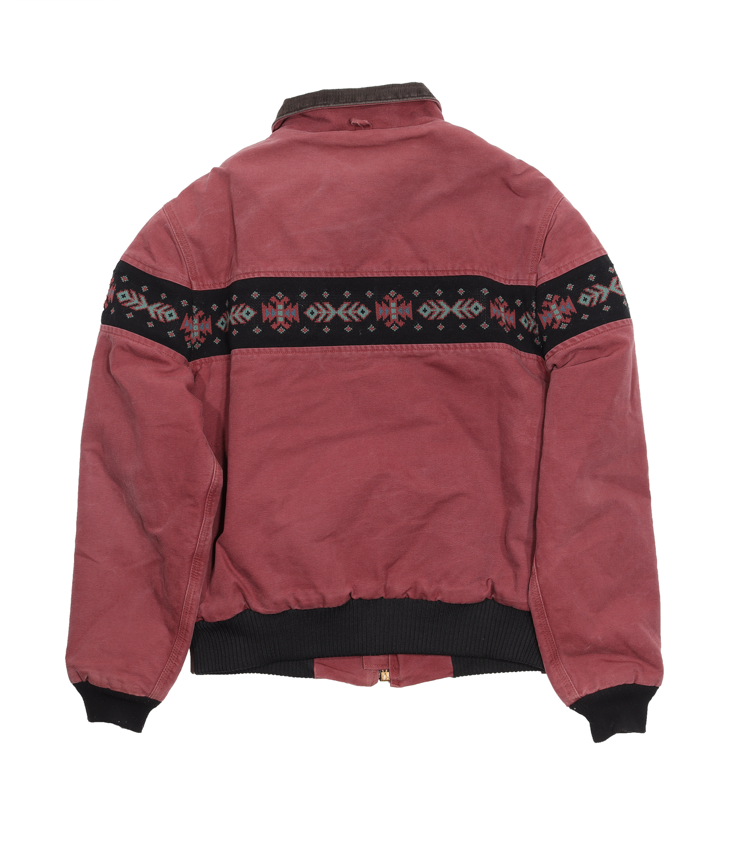 1990's Carhartt Navajo Print Bomber Jacket
