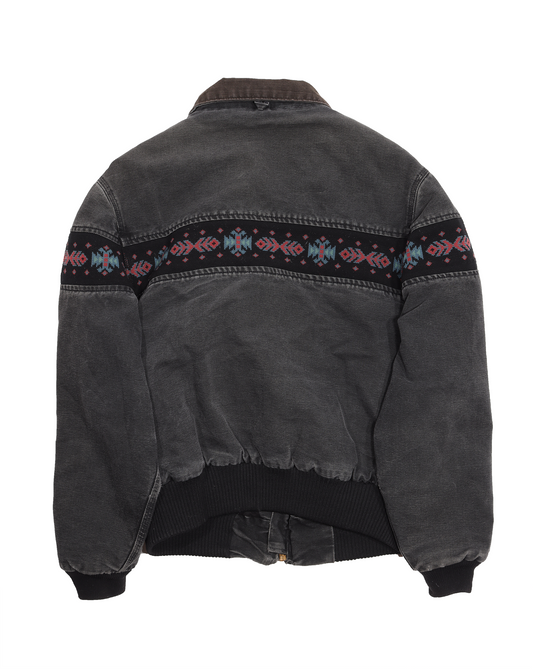 1990's Carhartt Navajo Print Bomber Jacket