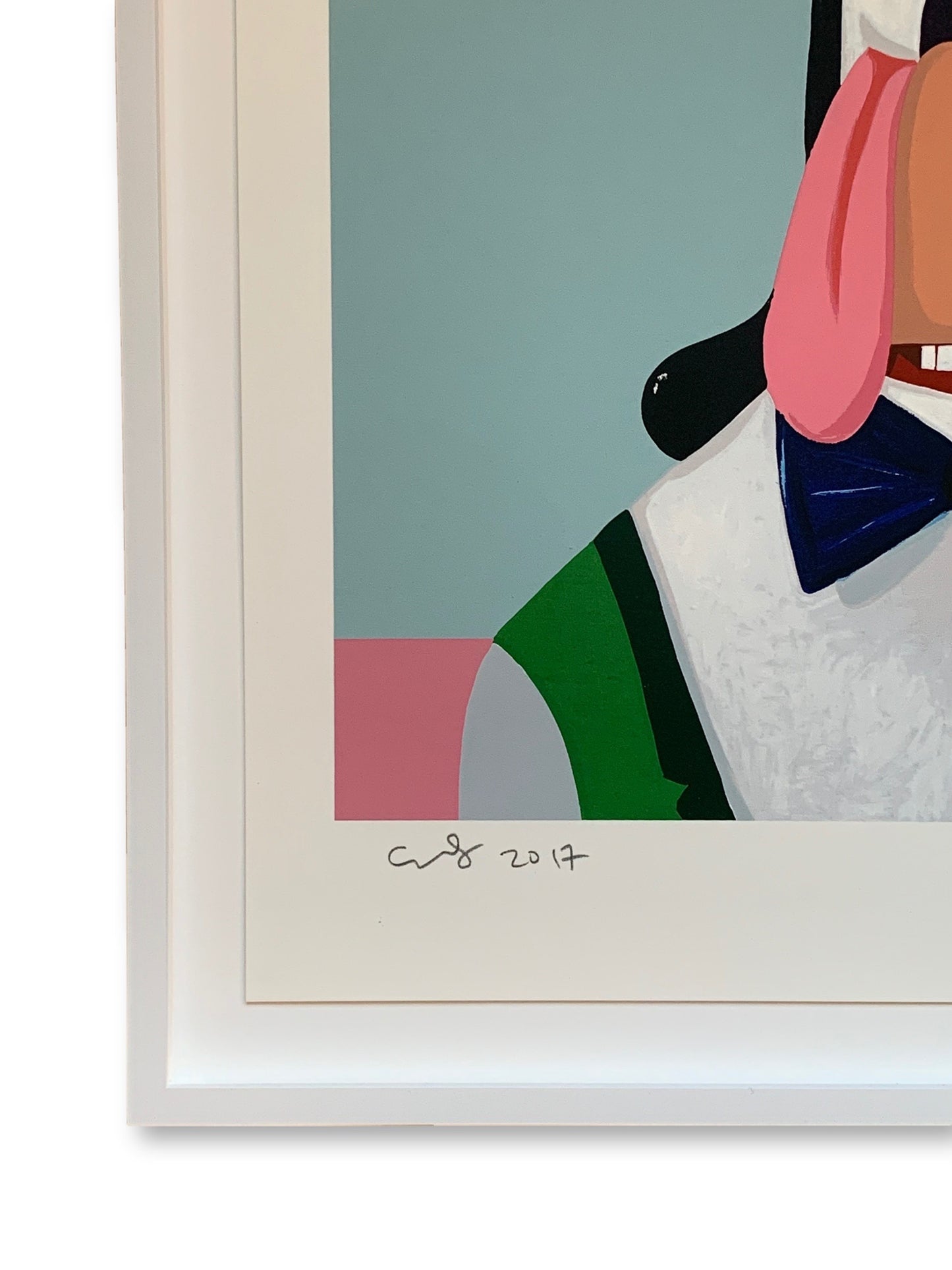 George Condo Droopy Dog Abstraction Editioned Print