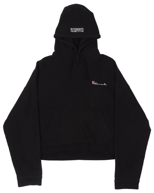 SS17 Champion Reversible Metal Logo Hoodie