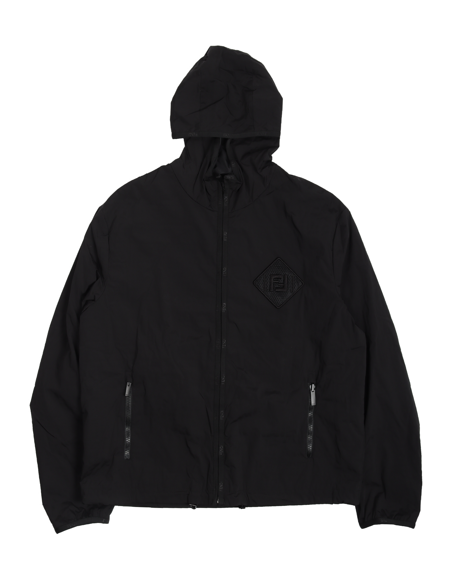 "Forever Fendi" Packable Water Reactive Jacket