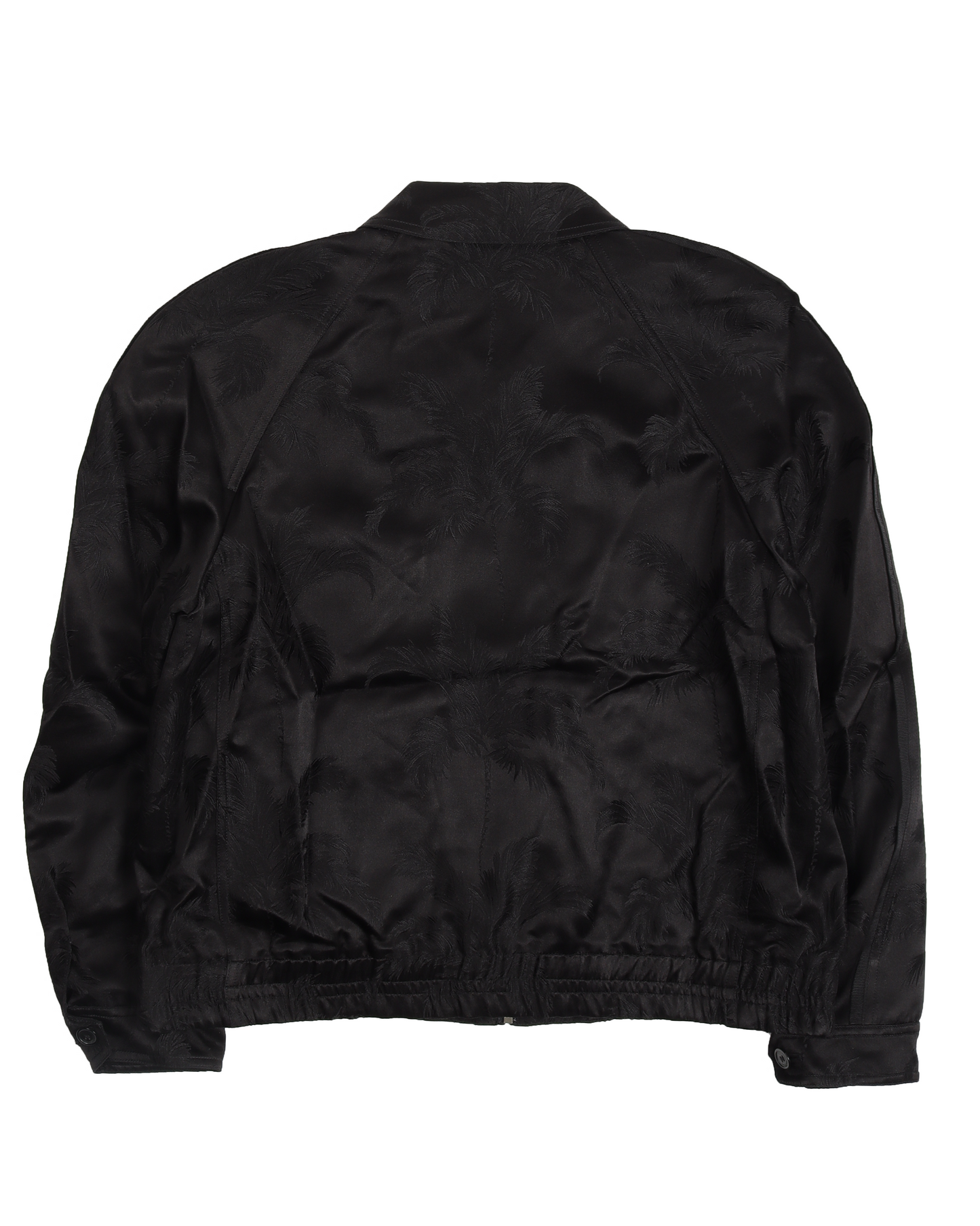 Palm Jacquard Silk Blend Jacket