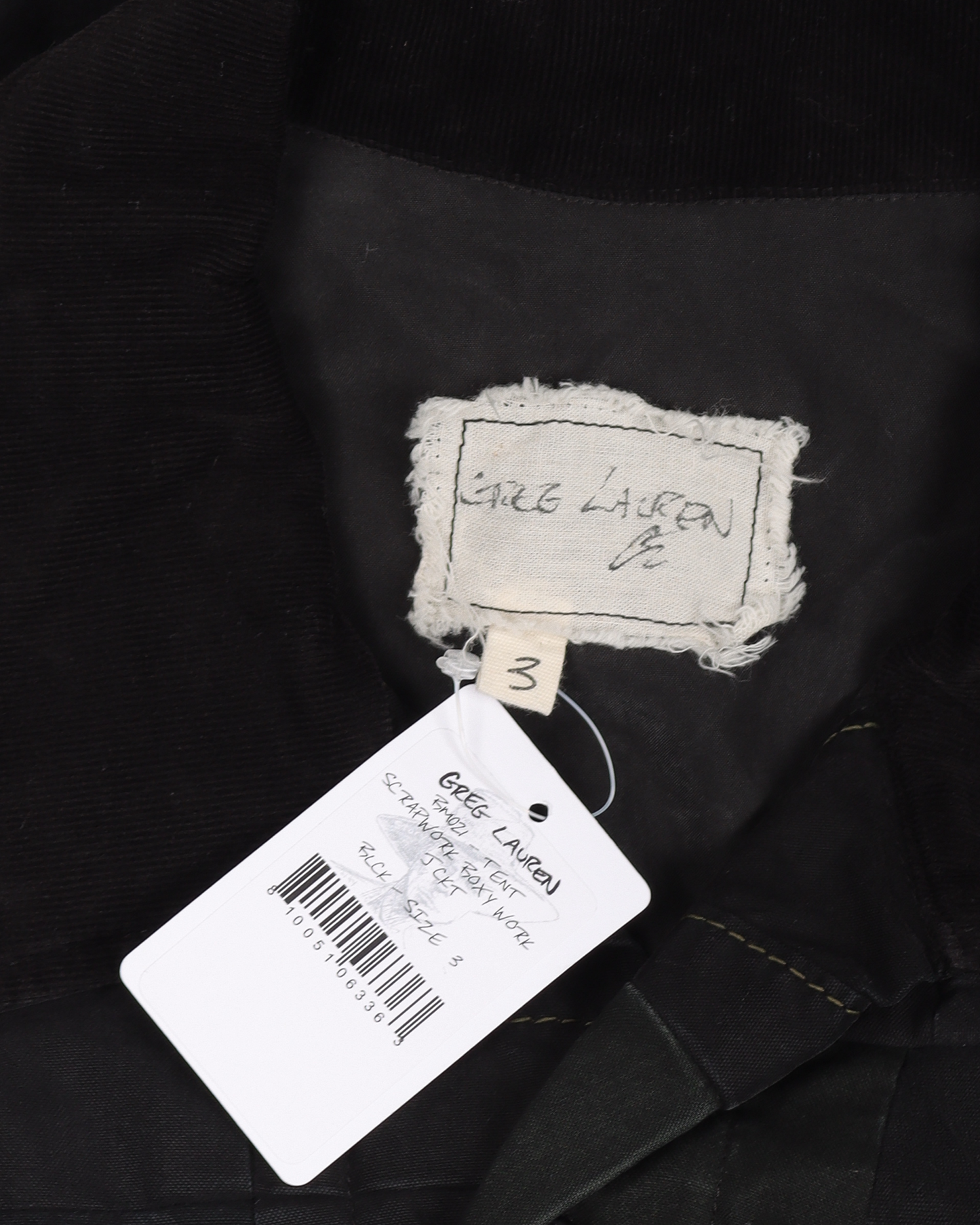 Tent Scrapwork Boxy Work Jacket