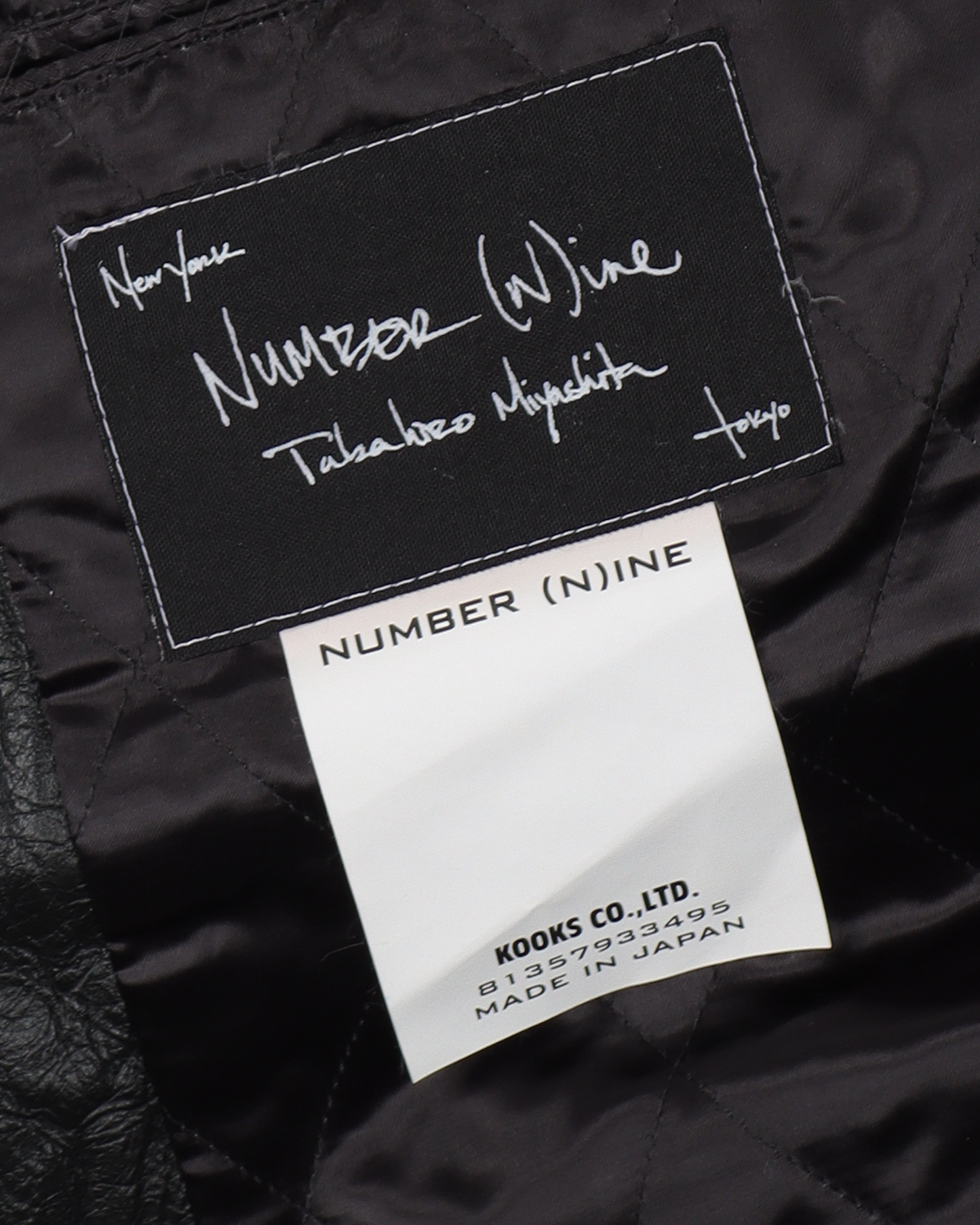 Noir 04 Leather Zip-Up Trucker Jacket