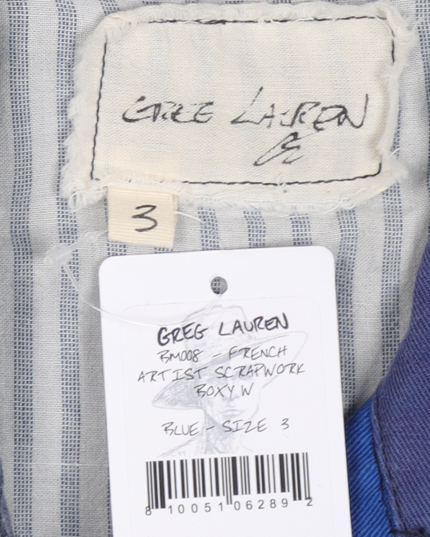 French Artist Scrapwork Boxy Jacket