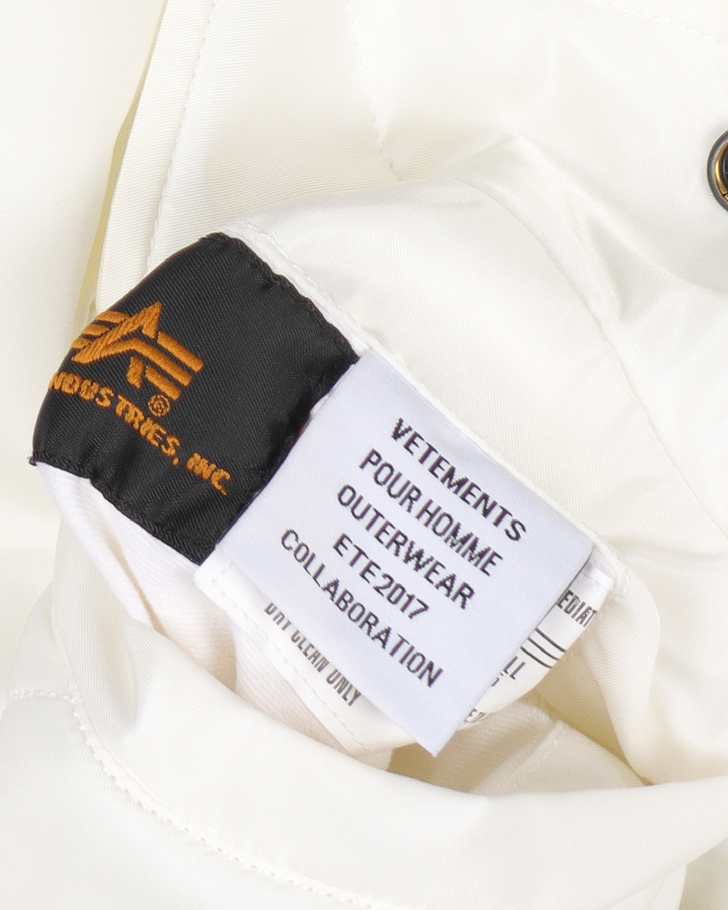 SS17 Synthetic Reversible Alpha Industries Bomber Jacket