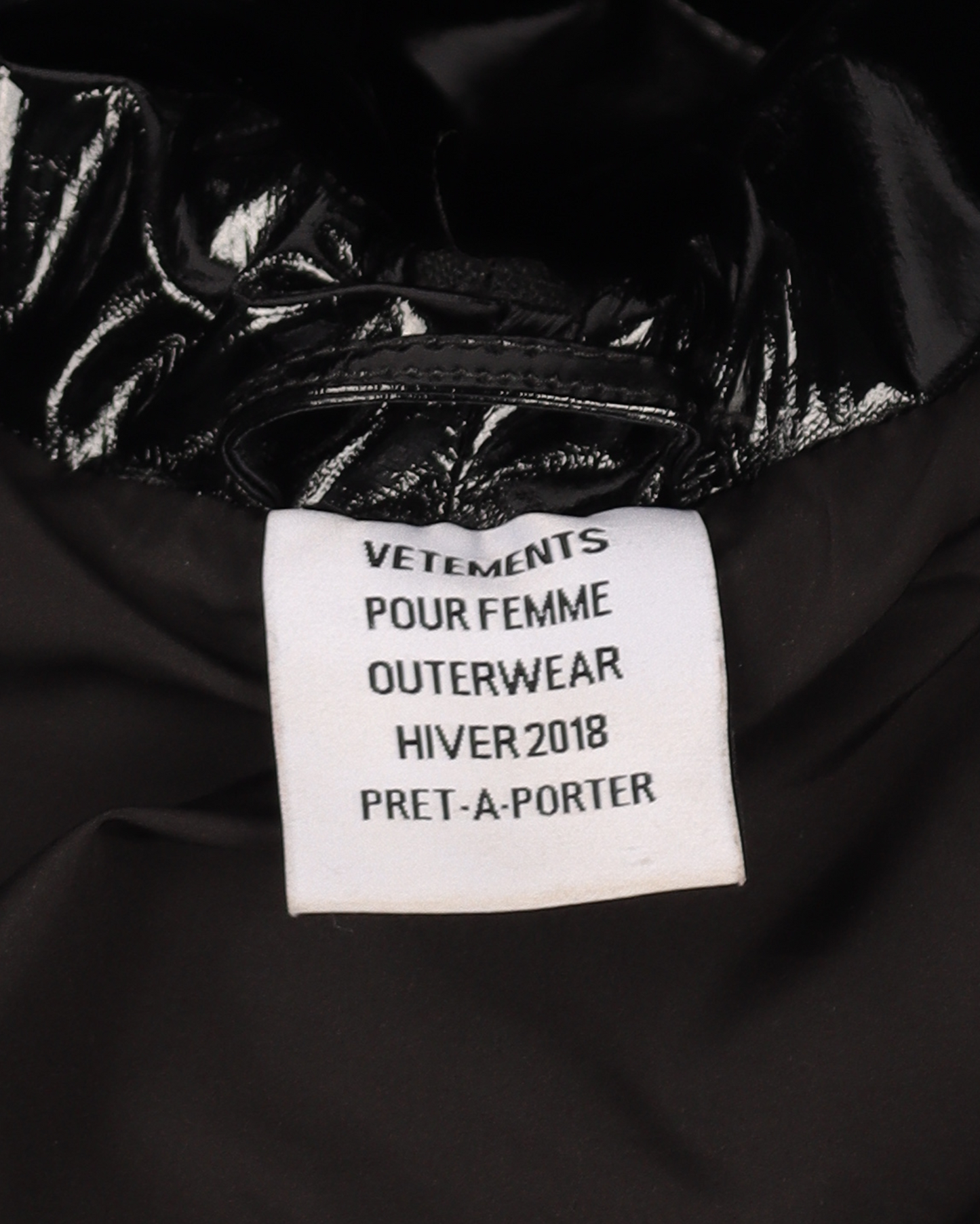 FW18 Miss Webcam Oversized Puffer Jacket