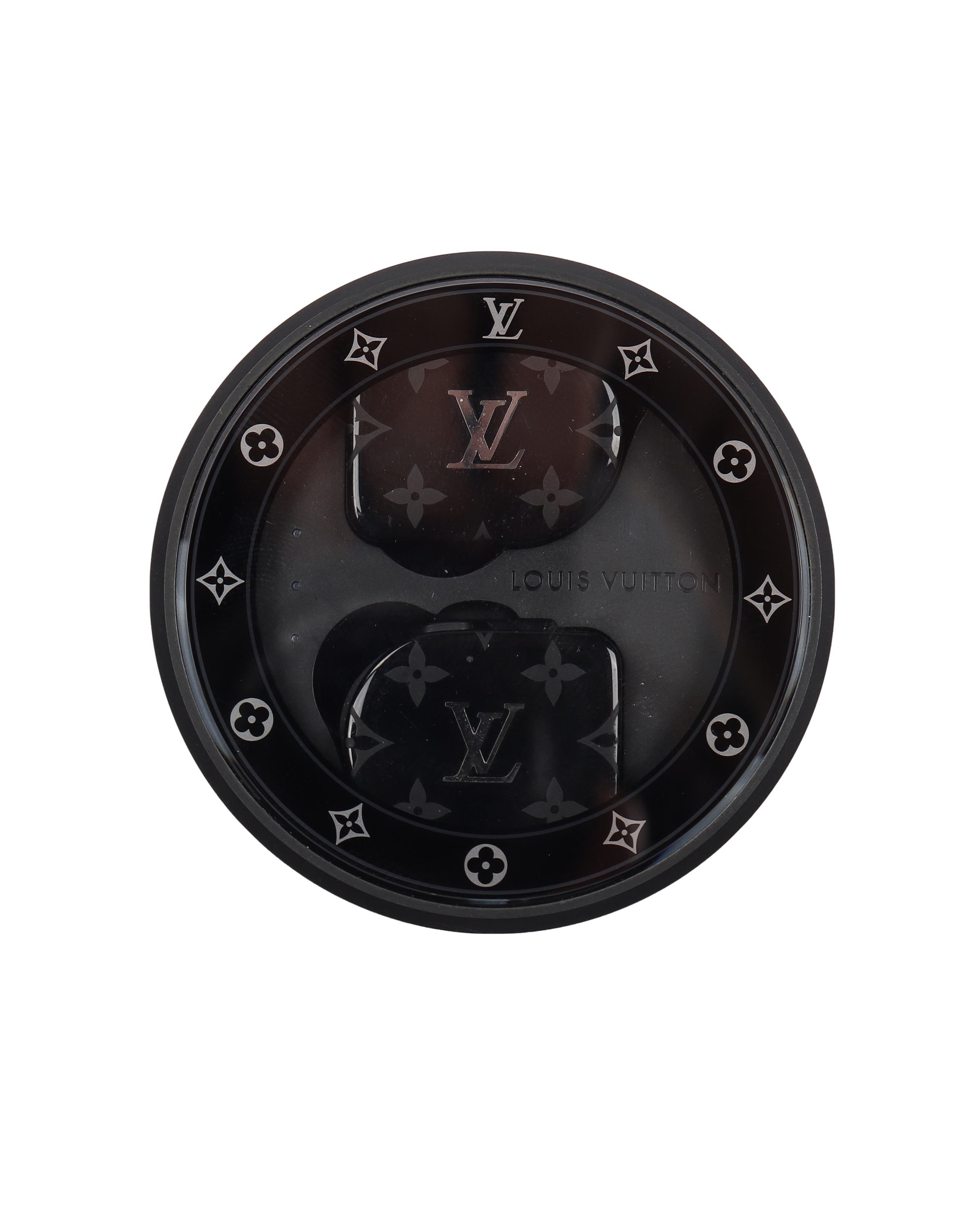 Louis Vuitton Wireless Earphones Case Horizon Monogram Eclipse Black in  Coated Canvas with Silver-tone - US