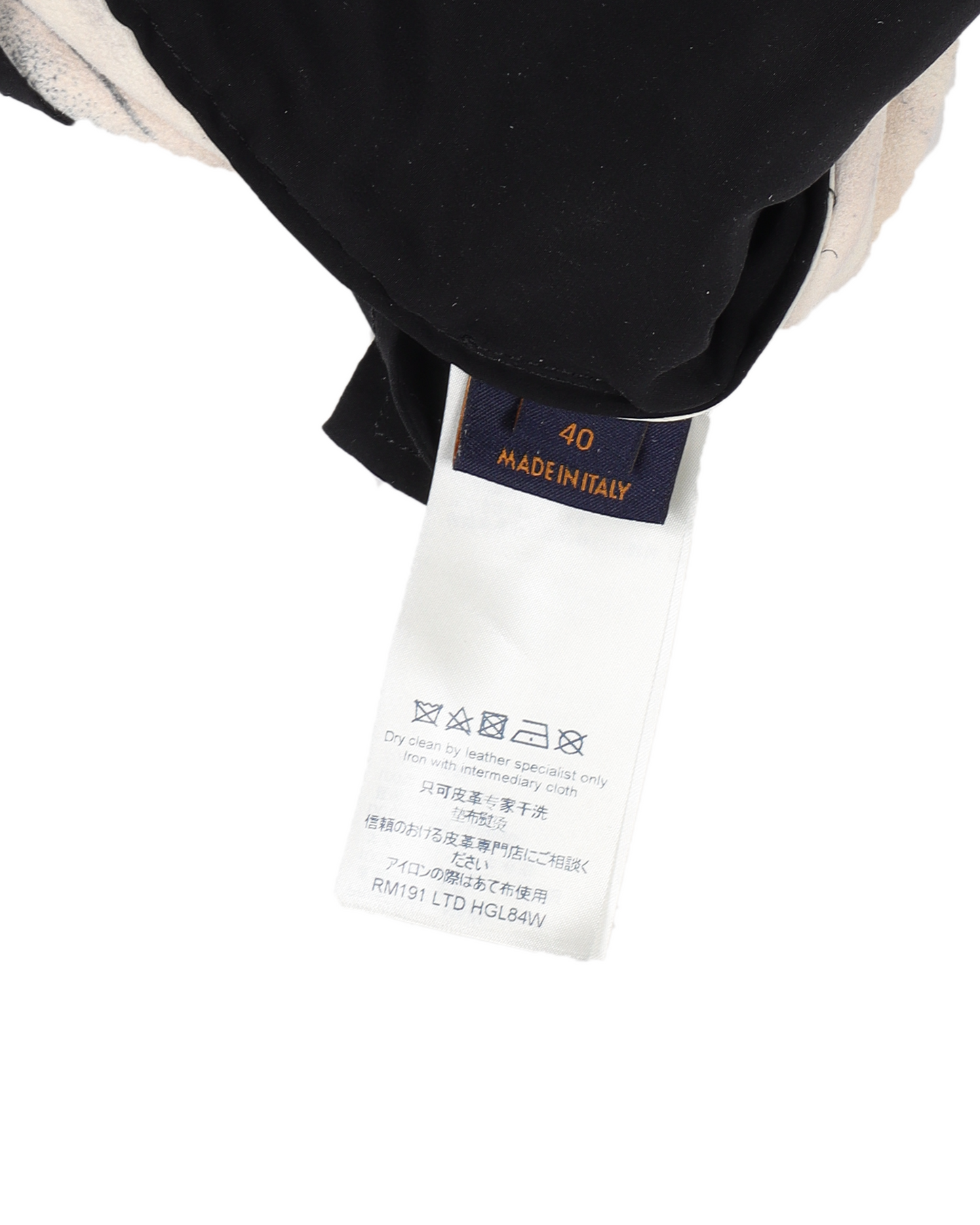 "Plain Rainbow" Tie Dye Wide-Leg Leather Trousers