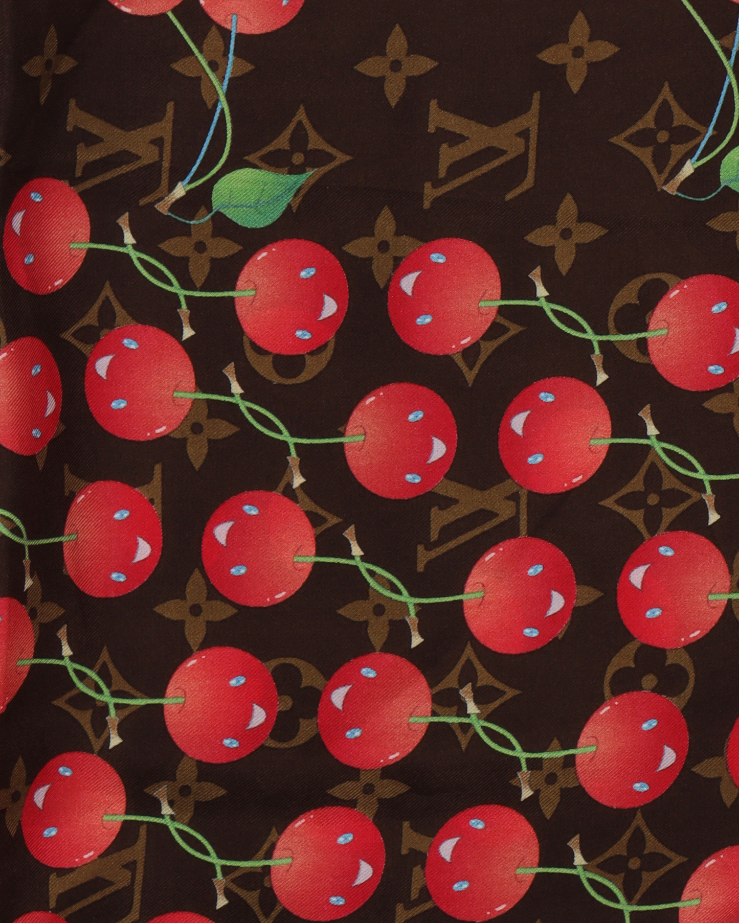 Takashi Murakami Cherry Monogram Scarf