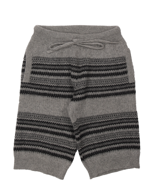 07 "Love God Murder" Cashmere Drawstring Shorts