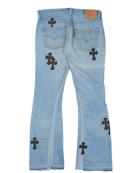 Gallery Dept. "LA FLARE" Levi's Cross Patch Denim