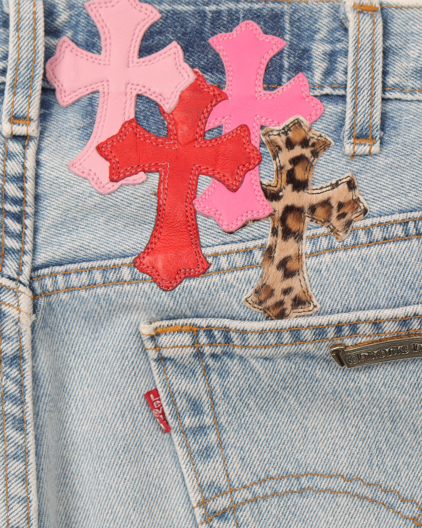 Levi's Cross Patch Flared Denim