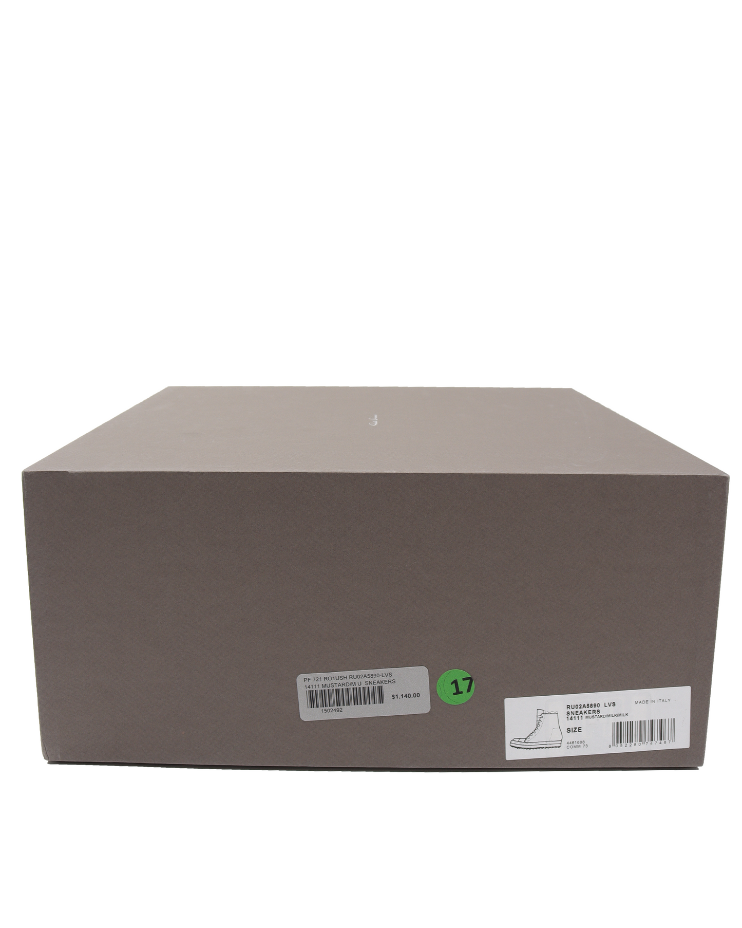 High-Top Ramones Suede Mustard Milk