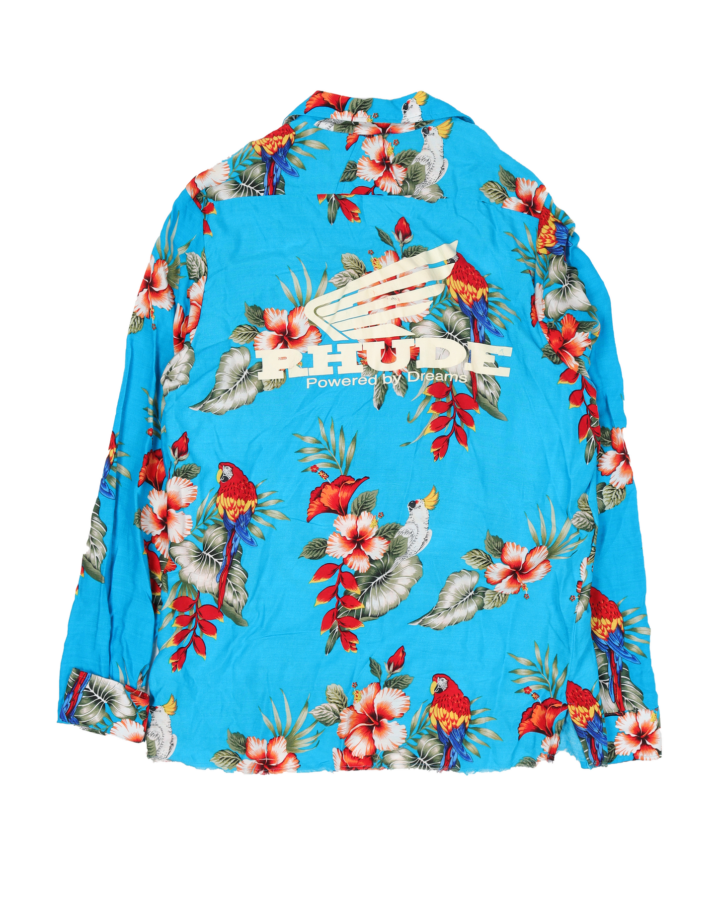 Distressed Floral Print Shirt