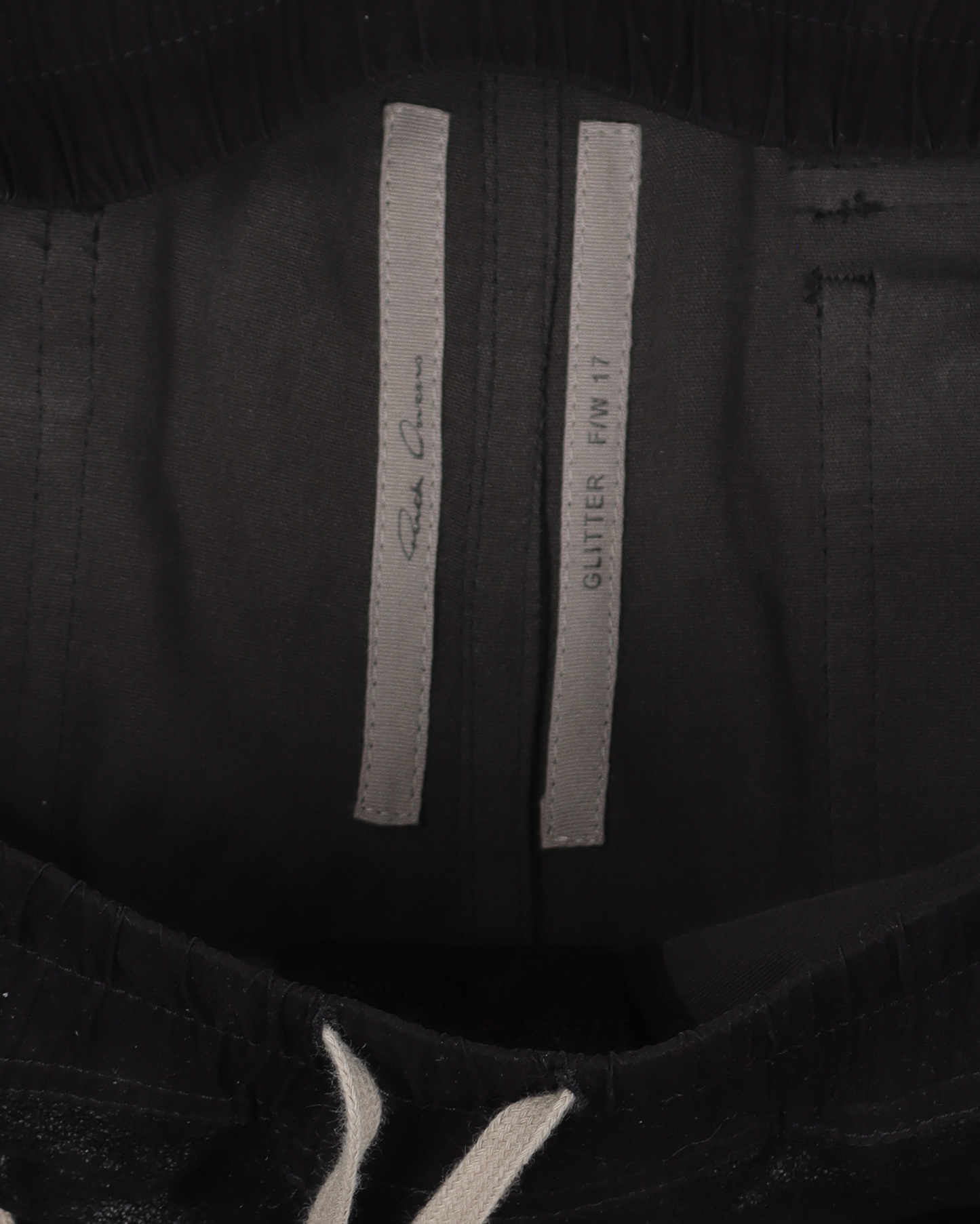 FW17 "GLITTER" Blistered Lamb Leather Cargo Joggers