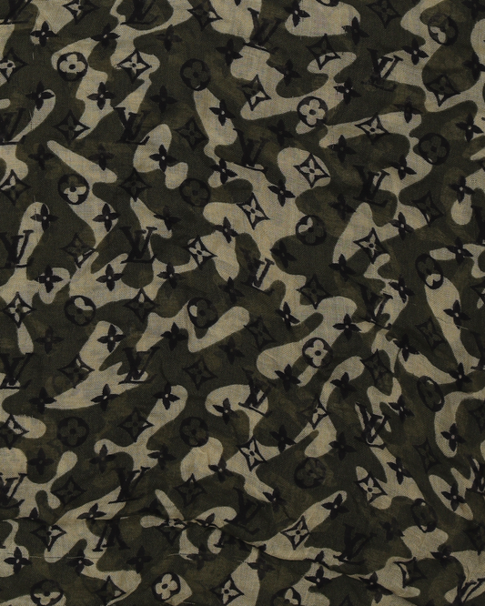Murakami Monogramouflage Cashmere Scarf