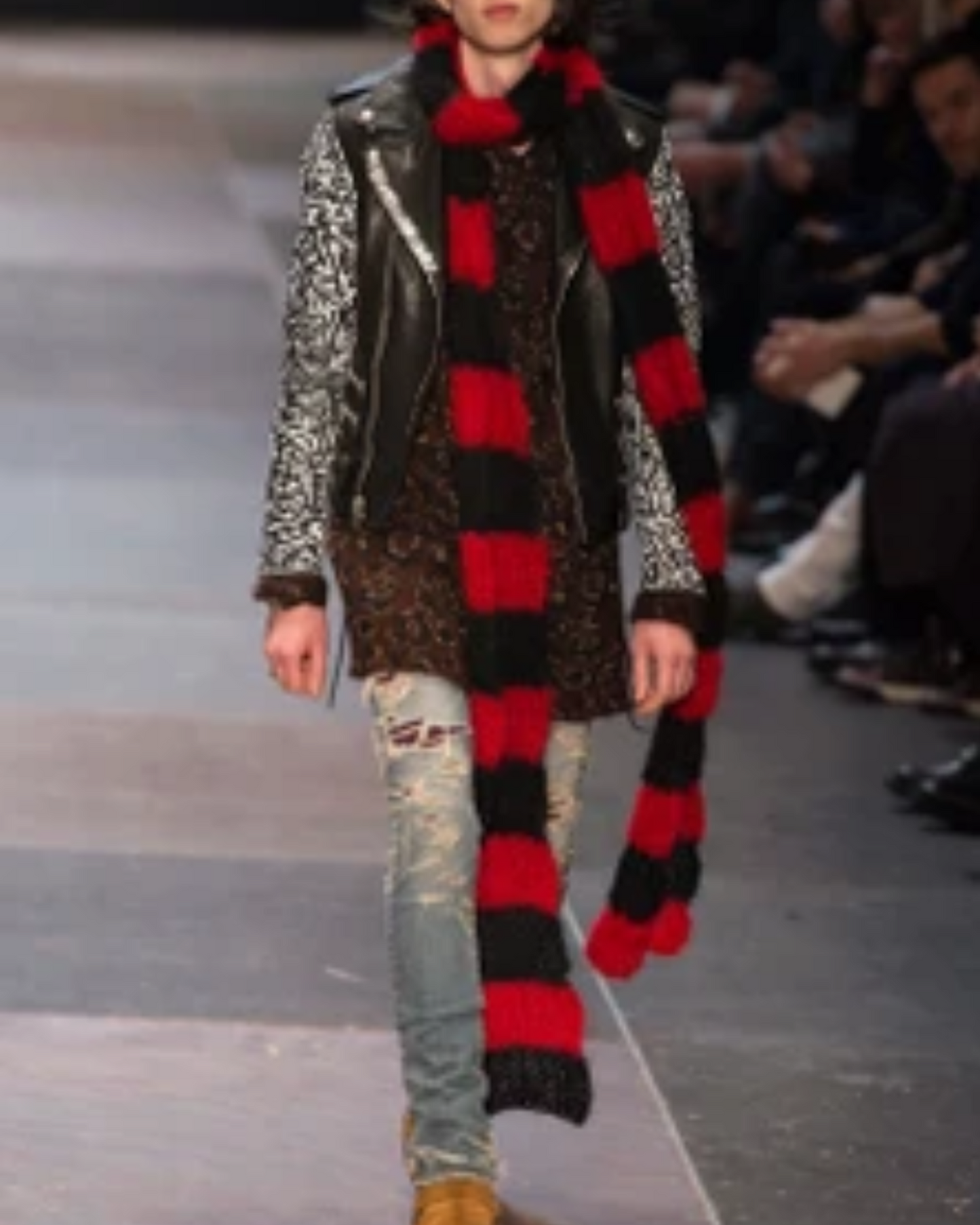 FW13 Wide-Knit Mohair Scarf