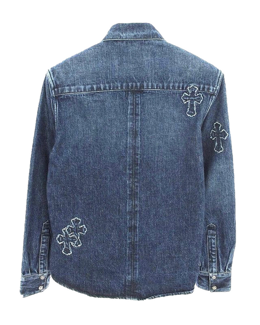 Denim Cross Shirt