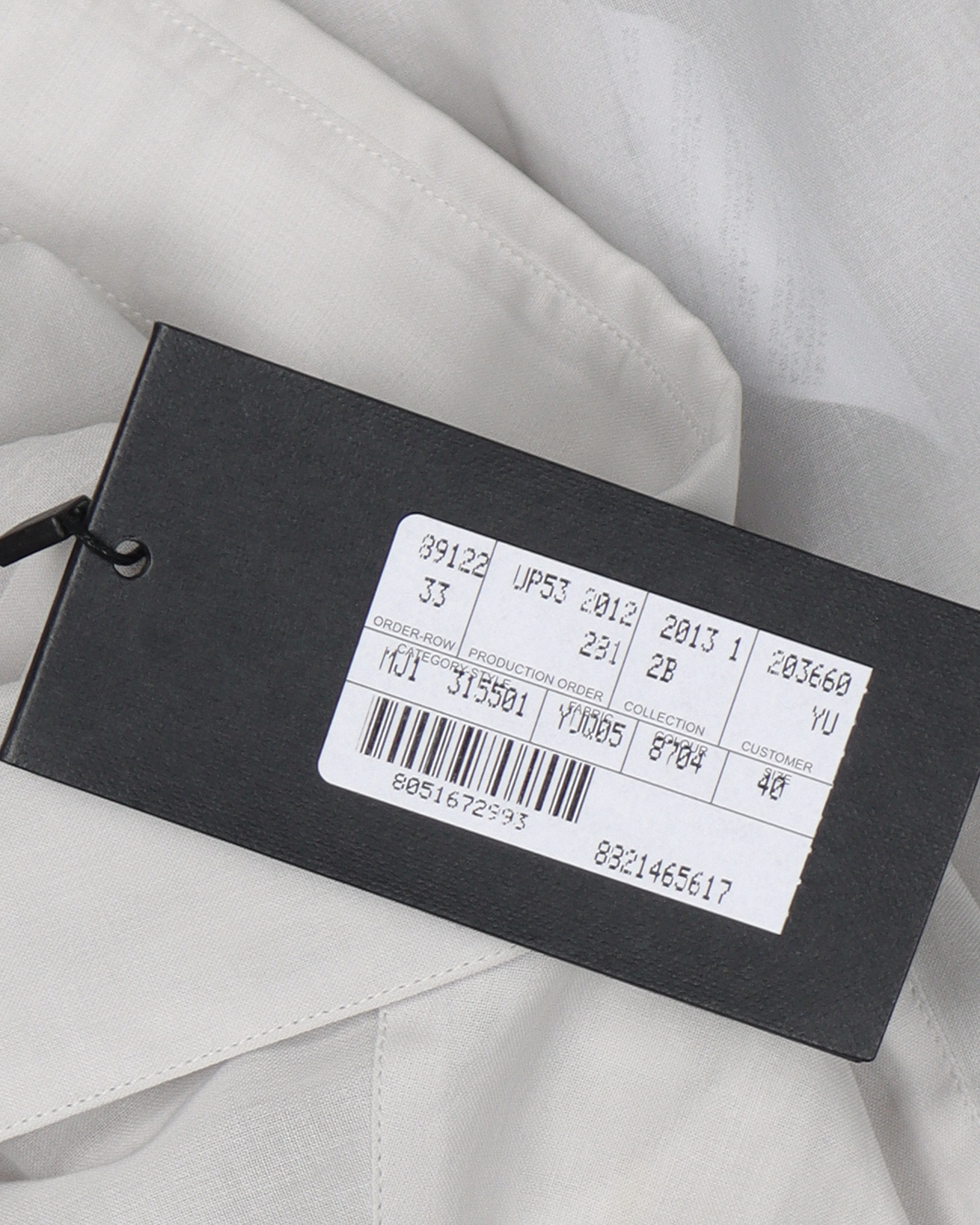 SS16 Tuxedo Poplin Shirt