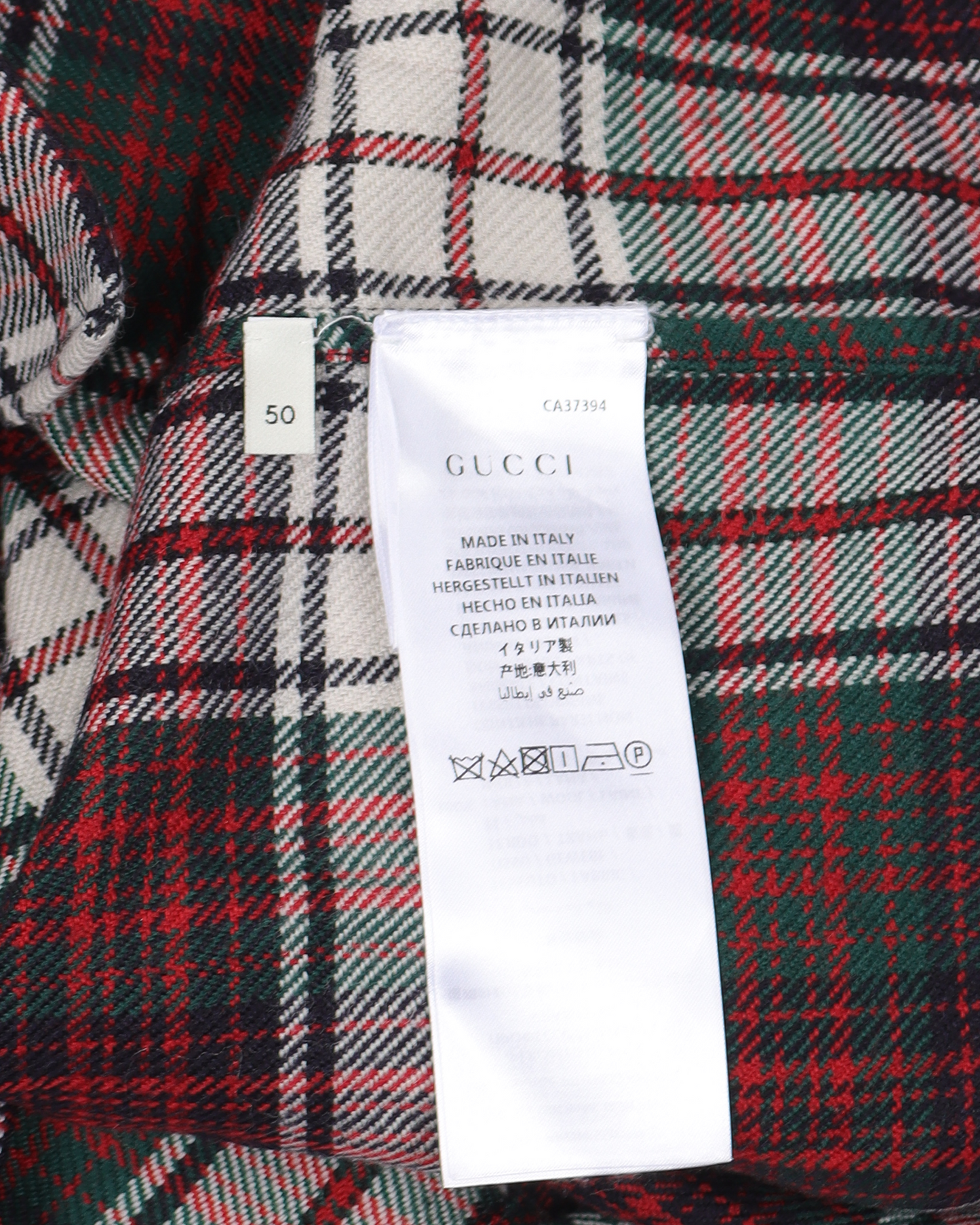 Embroidered Logo Wool Flannel