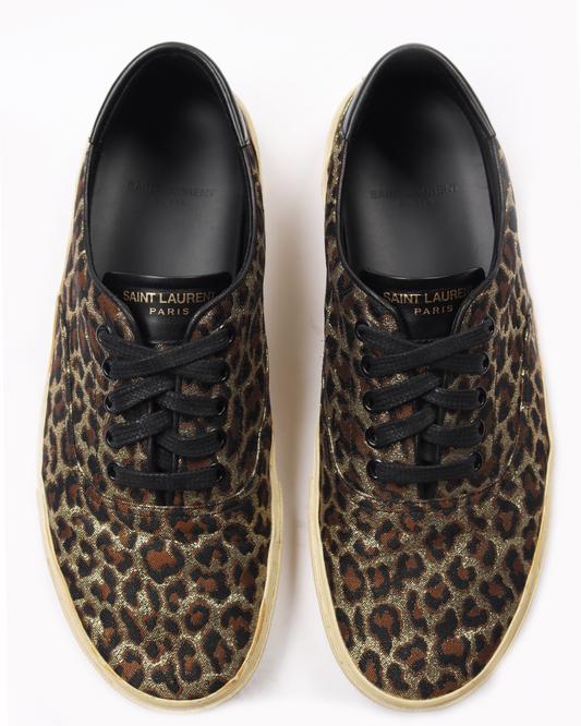 Glitter Baby Cat Canvas Sneakers