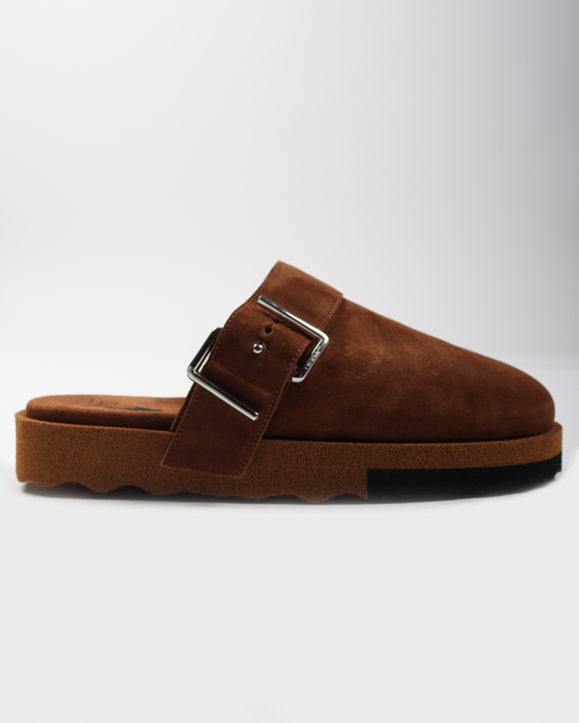 Comfort Backless Suede Slippers