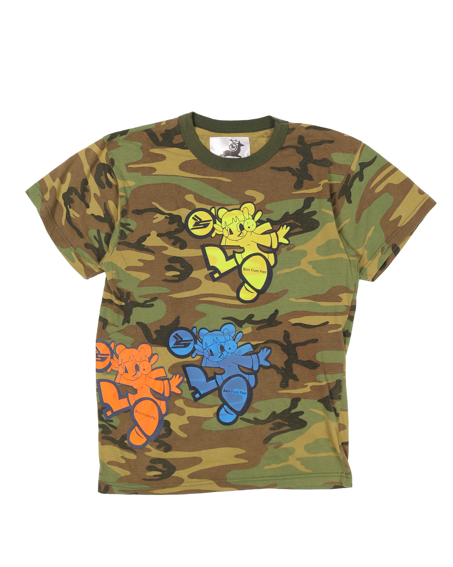 Born From Pain Camouflage T-Shirt