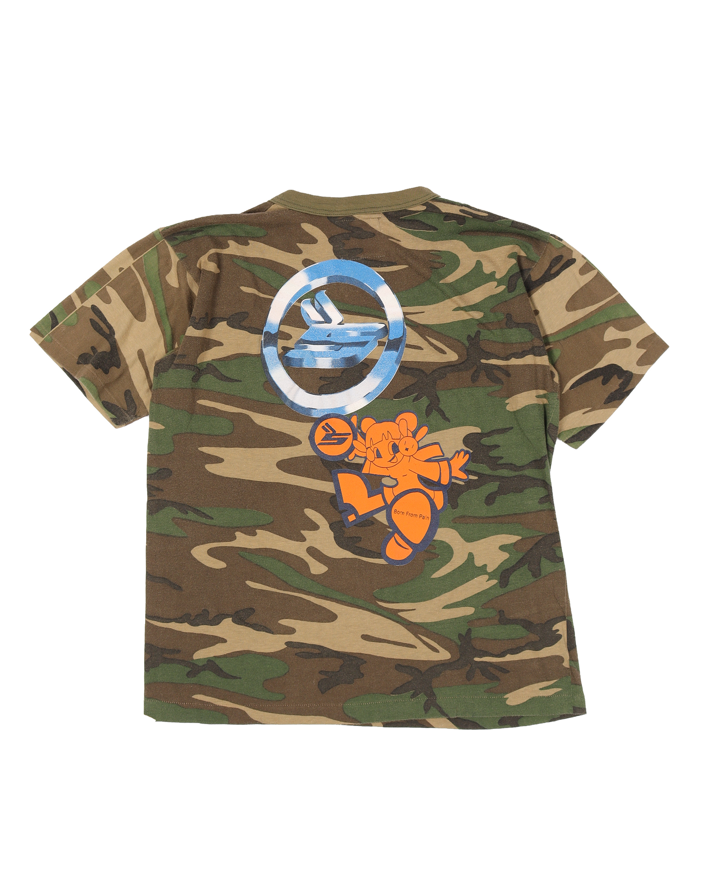 Born From Pain Aphex Twin Bears Camouflage T-Shirt