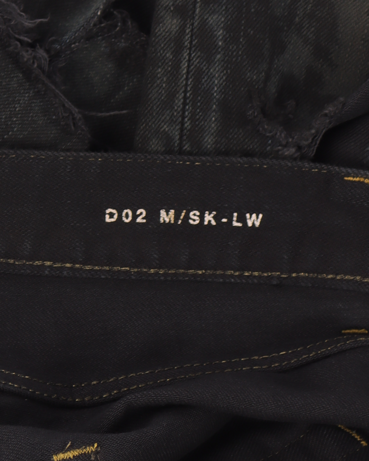 "D02" Distressed Denim
