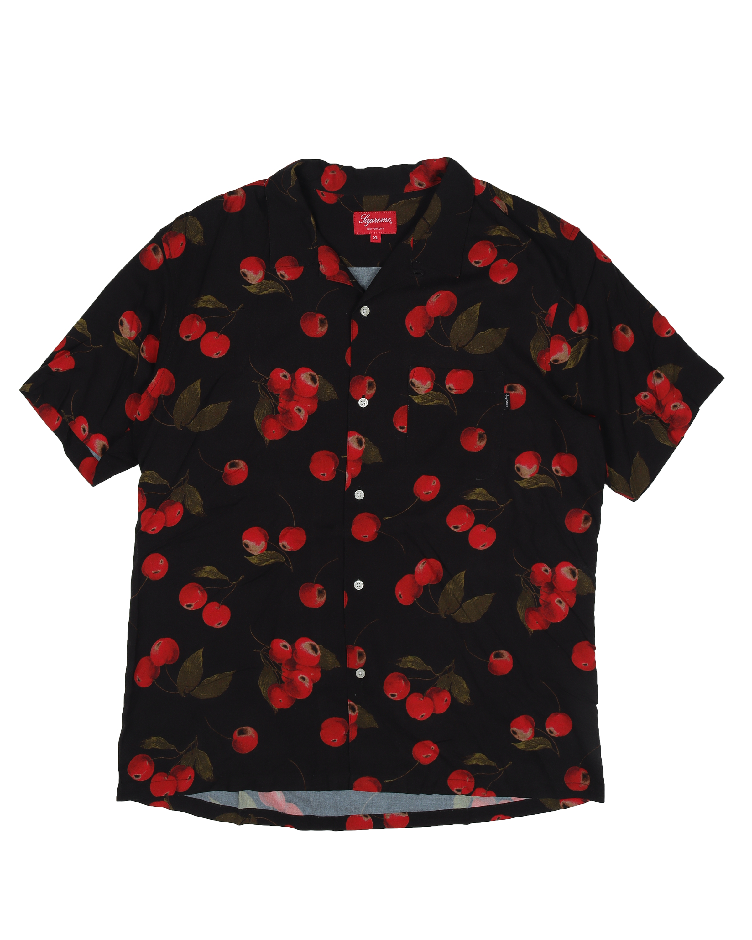 Supreme SS19 Cherry Rayon Shirt