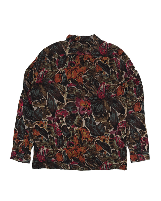 Long Sleeve Floral Print Shirt