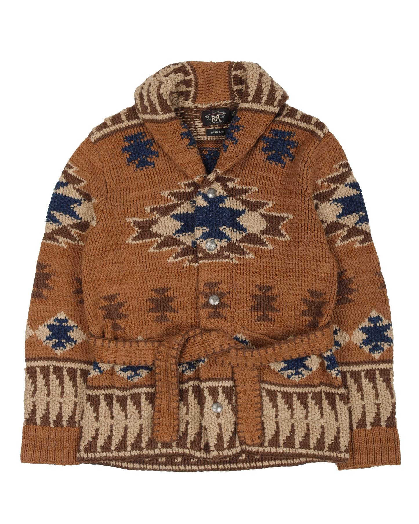 Hand-Knit Ranch Shawl Cardigan