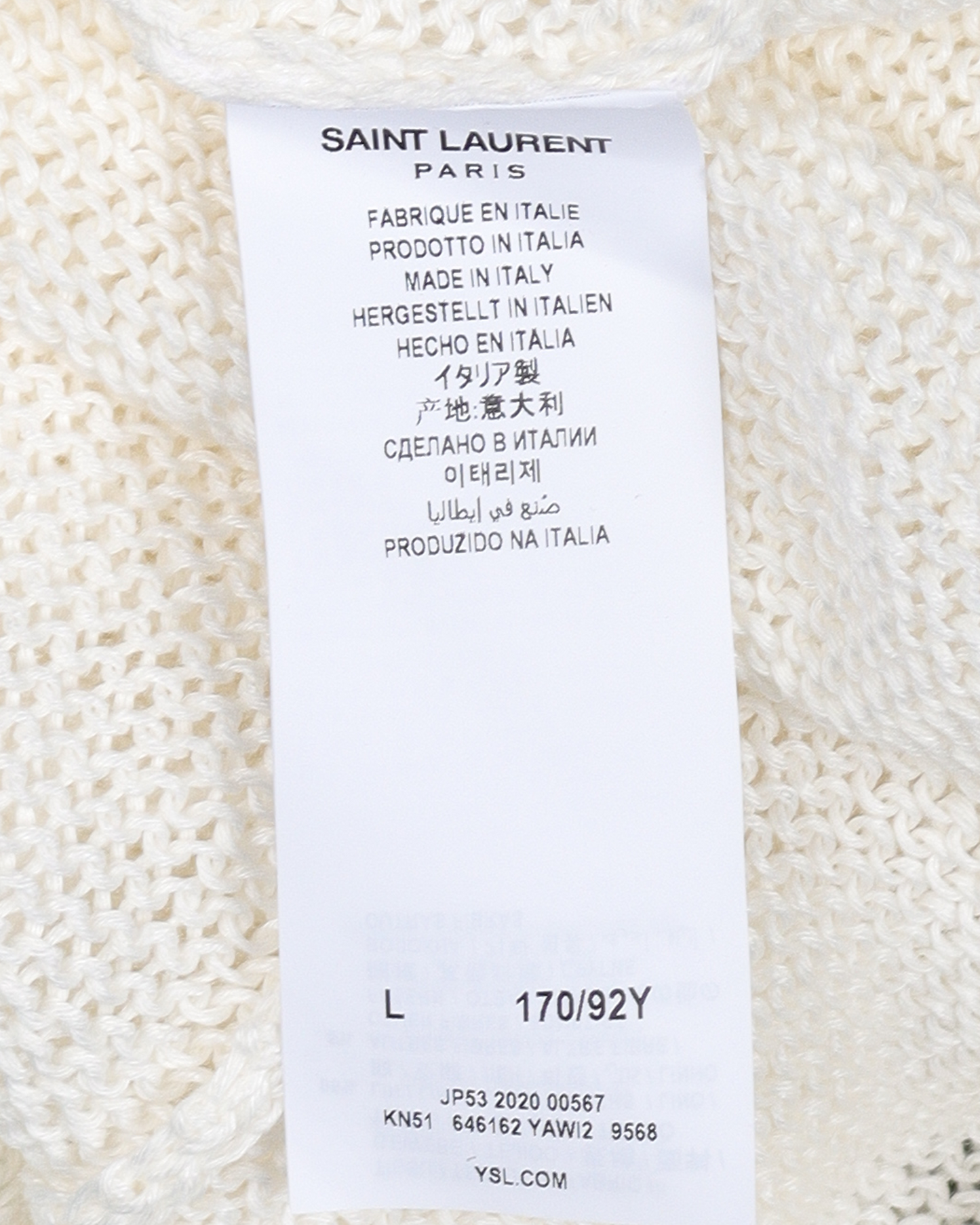 Destroyed Stripe Sweater