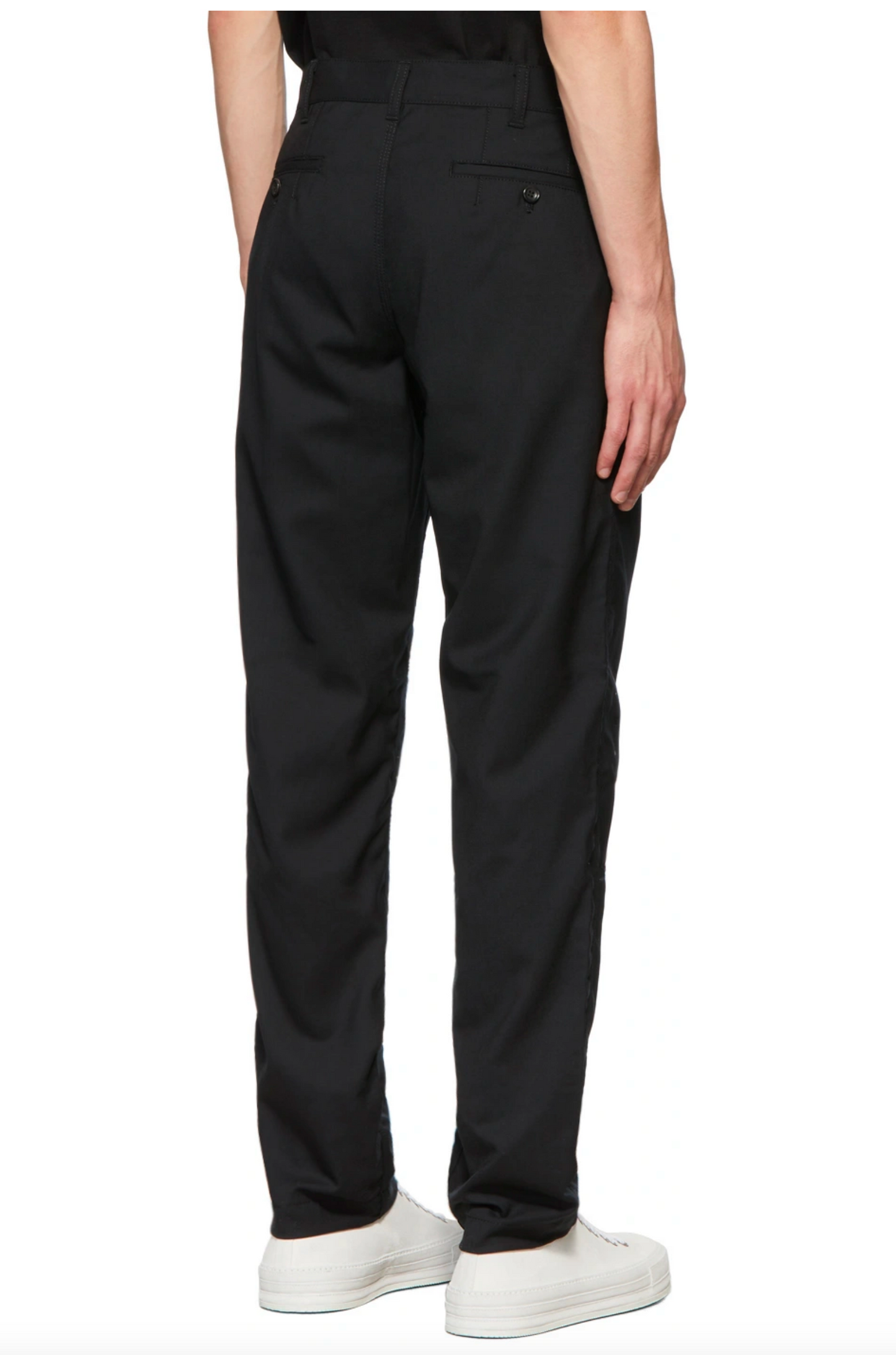 Black Wool Paint Splatter Trouser w/ Tags
